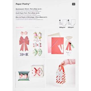 Paper Poetry Bastelpapierblock Put a Bow on It