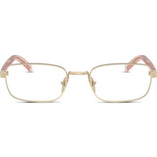 Prada Kvinde PR B54V ACX1O1 Optiske stel Metal Guld Transparent Firkantet Normal