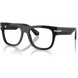 Dolce & Gabbana DG3407 501 52 Briller Mænd Black - Shiny Black - 52mm