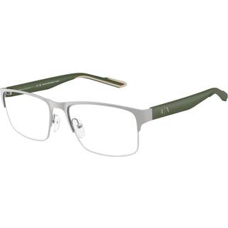 Armani Exchange AX1068 6045 56 Briller Mænd Silver - Matte Silver - 56mm
