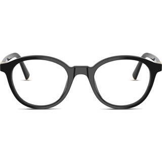 Miu Miu Kvinde MU 02WV 16K1O1 Vista -rammer Acetat Sort Transparent Rund Normal