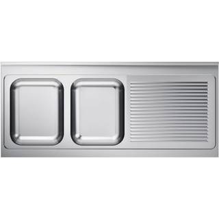 Combisteel - 700 VASKEENHED BORDPLADE 2 VENSTRE 1600
