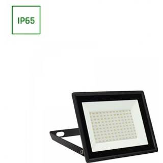Noctis Lux 100W - Lyskaster, varm hvid, 230V, IP65, 270x210x27mm, sort - Kulør : Varm
