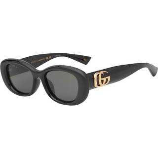 Gucci GG1829SK Asian Fit 001 53 Solbriller Kvinder Black - Black - 53mm