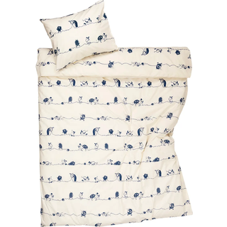 Moomin Arabia Mumi Sengesæt 150x210 Cm Stinky - Sengetøj Økologisk Bomuld Blå - 1069840