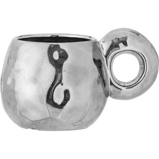 Bloomingville Shine Krus Sølv - Kaffekopper Stentøj Silver - 82062639