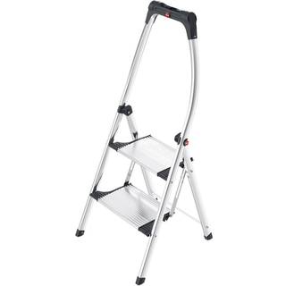 Hailo K100 Klapstige - 2 trin - aluminium