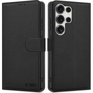 Samsung Galaxy S25 Ultra Tech-Protect Pungetui med Magnet og Stativ - Sort