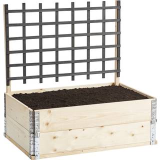 Træespalier til højbed 116 x 78 cm - Garden