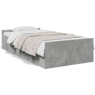 sengeramme med skuffer 100x200 cm konstrueret træ sonoma-eg