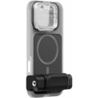iPhone 16 Pro Max PolarPro LiteChaser 16 Pro Bagside Cover - MagSafe Kompatibel - Gennemsigtig / Sort