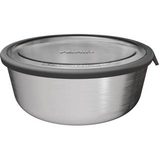 Skål i rustfrit stål med låg Primus Prepping Bowl Stainless Steel, 1 liter