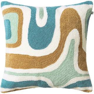 Chhatwal & Jonsson Godavari pudebetræk 50x50 cm Heaven blue-aqua-sand-offwhite