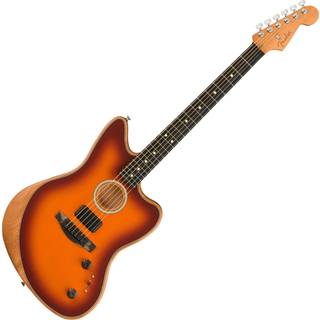 Fender American Acoustasonic Jazzmaster El-guitar (Arctic White)