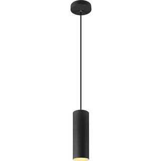 SLV Pendellampe Enola, sort mat, Ø 10 cm, metal