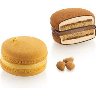 Macaron 110 sæt/2 stk. – Silikoneform N.8, Silikomart Proffesional