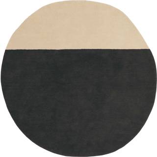 Nanimarquina - Pearls Rug Black 200x197 cm - Uld tæpper - Sabine Finkenauer - Sort