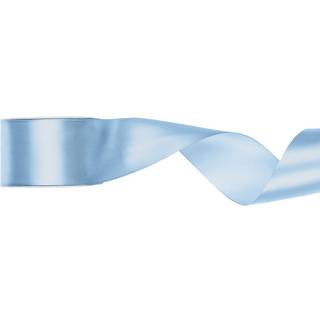 25 meter Satinbånd, Lys misty blue, bredde 50 mm, elegant og alsidigt til dekoration og gaveindpakning