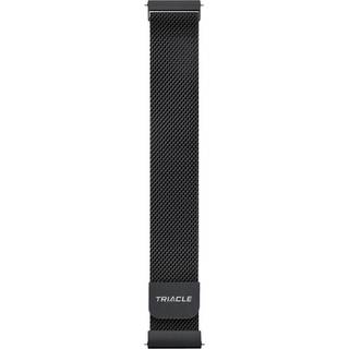 Triacle Natural mesh stålrem universal 20 mm V2, sort ➞ På lager - klar til levering