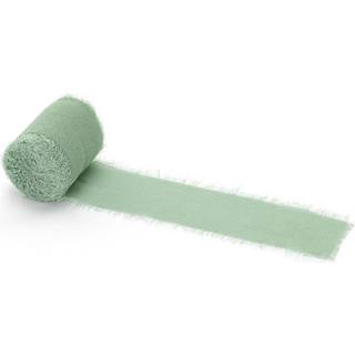 3 stk. Chiffonbånd Pistacie 40 mm – Eksklusivt og genanvendeligt til fest og dekoration