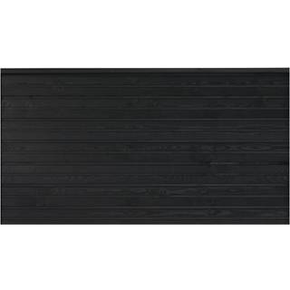 Plus Plank Profilhegn 174×91 cm i sort RAL 9005