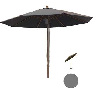 Hoffmann Cannes Olefin Parasol - Bøg - Ø3 m. Grå