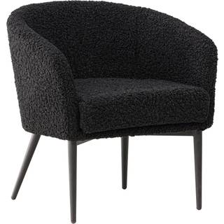 Venture Design Fluffy lænestol Sort