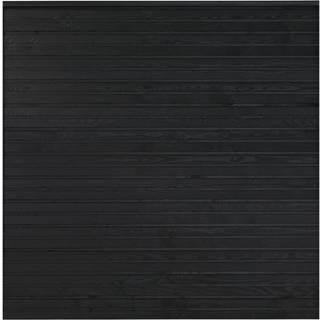 Plus Plank Profilhegn 174×166 cm i sort RAL 9005
