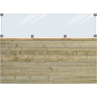 Plus Plank Profilhegn med glas 174×125 cm