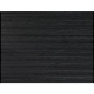 Plus Plank Profilhegn 174×129 cm i sort RAL 9005
