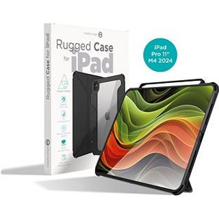 iPad Pro 11" M4 (2024) - Mobile Origin Rugged Cover - Sort