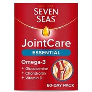 JointCare Essential, med Omega-3, Glucosamin, Chondroitin, Vitamin C og D, Mangan og Zink, Kosttilskud, 60-dages pakke