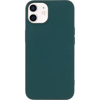 EIDERWOOD iPhone 12 Mini Fleksibelt Plast Bagside Cover - Mørkegrøn