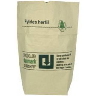 Papirsæk Brun 70x110cm 110ltr 50 stk. Vådstærk Hold Danmark Rent 60g/m2 FSC