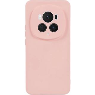 EIDERWOOD Honor Magic6 Pro 5G Plast Case – Beskyttende Cover med Fiberforing og Præcis Kameraudskæring - Lyserød