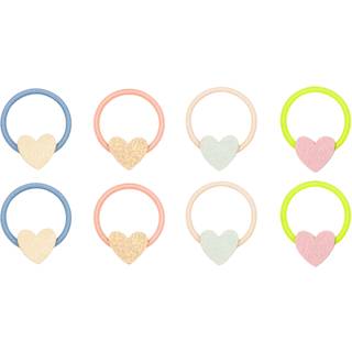 Mimi & Lula 8 hårelastikker - Mini Dreamy Hearts Dreamland