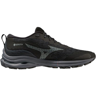 Mizuno Wave Rider GTX Trail Running Shoe Men - Black, Grey, Size 10 - black