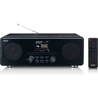 Lenco - Internet / DAB+ / FM-radio med cd-afspiller og Bluetooth® Sort - DIR-260BK