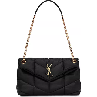 Saint Laurent Puffer Small leather shoulder bag - black - One Size