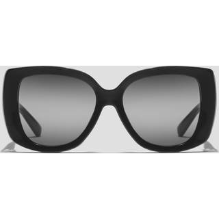 Dolce & Gabbana Kvinde DG4495 501/87 Solbriller Acetat Sort Grå Firkantet Normal
