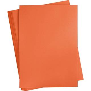 A2 Karton 180g Orange - 100 ark til kreative projekter