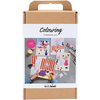 DIY Farvelægningskit til Unikke Collager