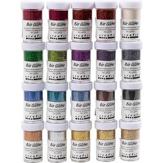 Bionedbrydelig Bio-Glimmer, 20x27ml, Ass. Farver