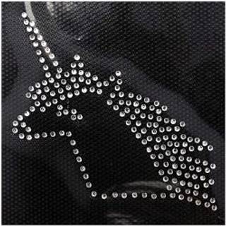 Bügelmotiv Einhorn 60x65mm Strass - Weiß