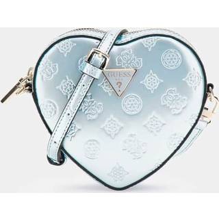 Arnela Peony Logo Mini Crossbody, Powder Blue