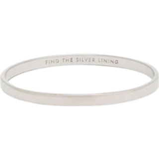 Kate Spade New York Find The Silver Lining Idiom Bangle - One Size