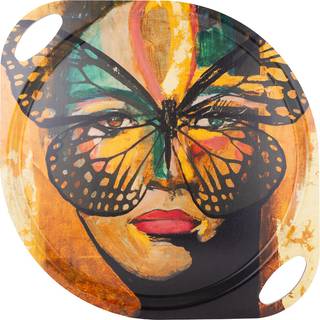 Carolina Gynning Golden Butterfly bakke med håndtag 38x47 cm Orange-black