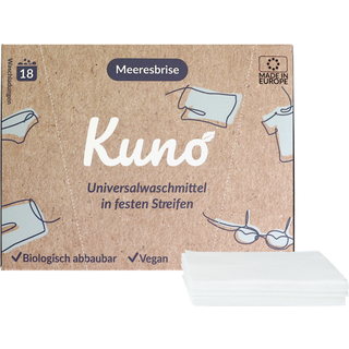 RESTPARTI - Kuno Vaskemiddel i ark 18 stk. - universal med duft