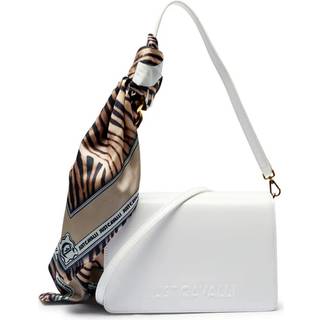 Just Cavalli Chain Foulard Style 7 Skuldertaske hvid