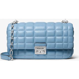MK Tribeca Large Quilted Leather Shoulder Bag - Blue - Michael Kors - ONE SIZE